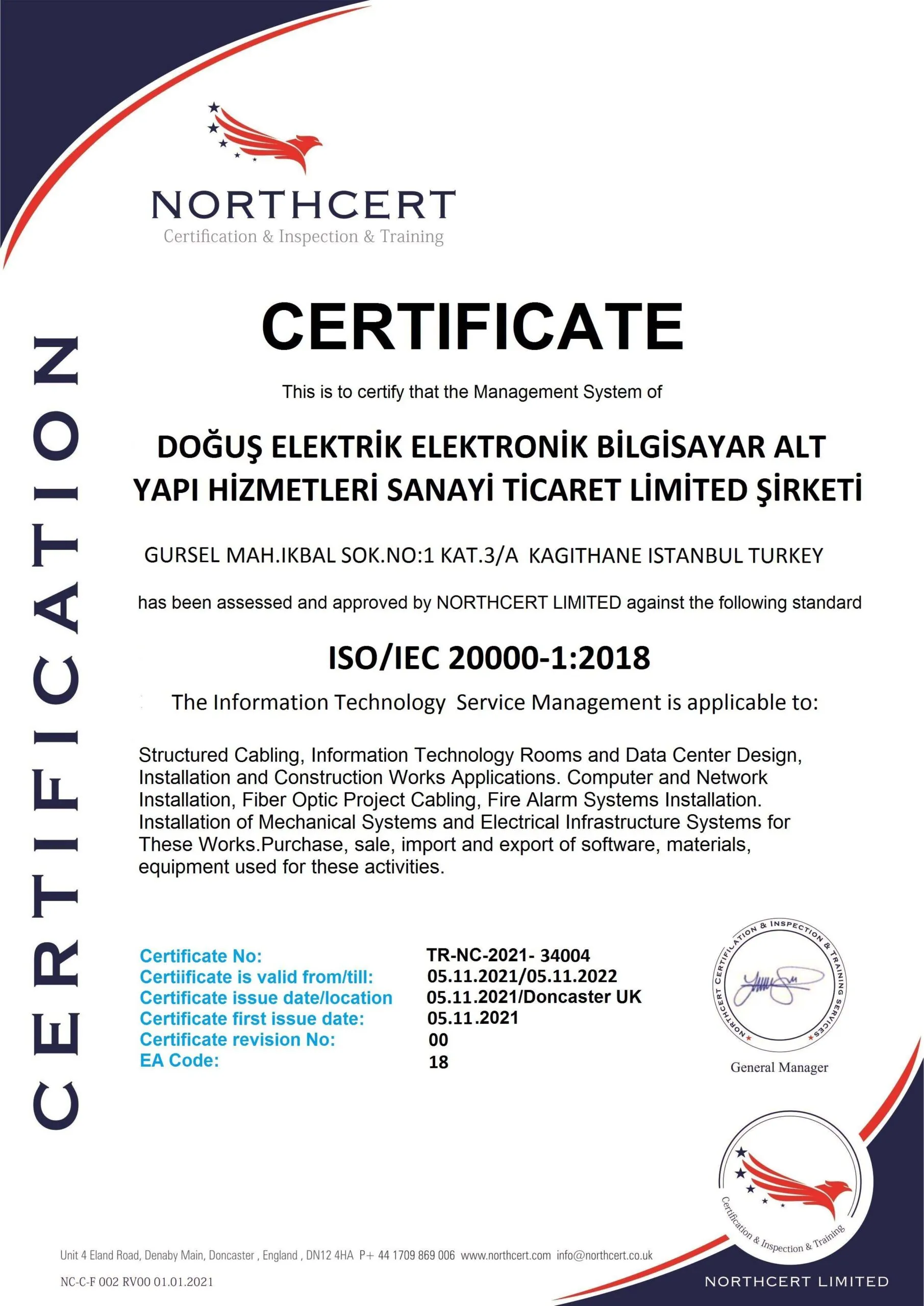 Certificate four
